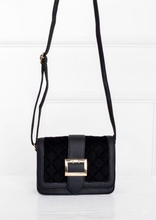 Mała torebka z klamrą i paskiem