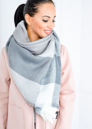 Miękka chusta w kratę różne modele