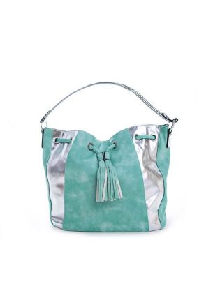 Torba damska typu worek z frędzlem G121