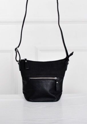 Trapezowa torebka z paskiem